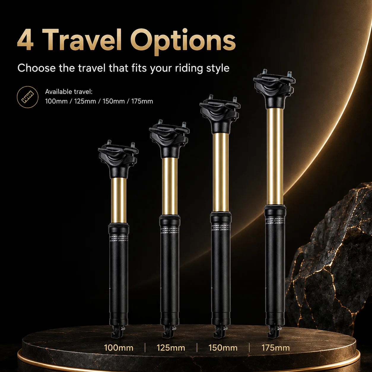 ZOOM Suspension Dropper Seatpo - Dropper Post Remote recension och pris