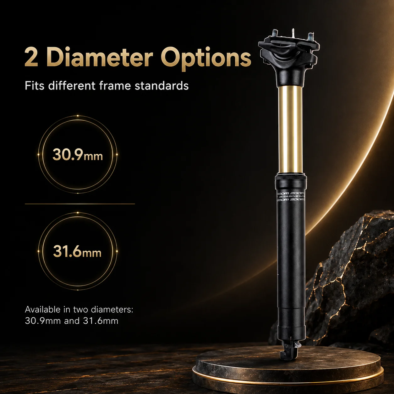 ZOOM Suspension Dropper Seatpo - Dropper Post Remote recension och pris