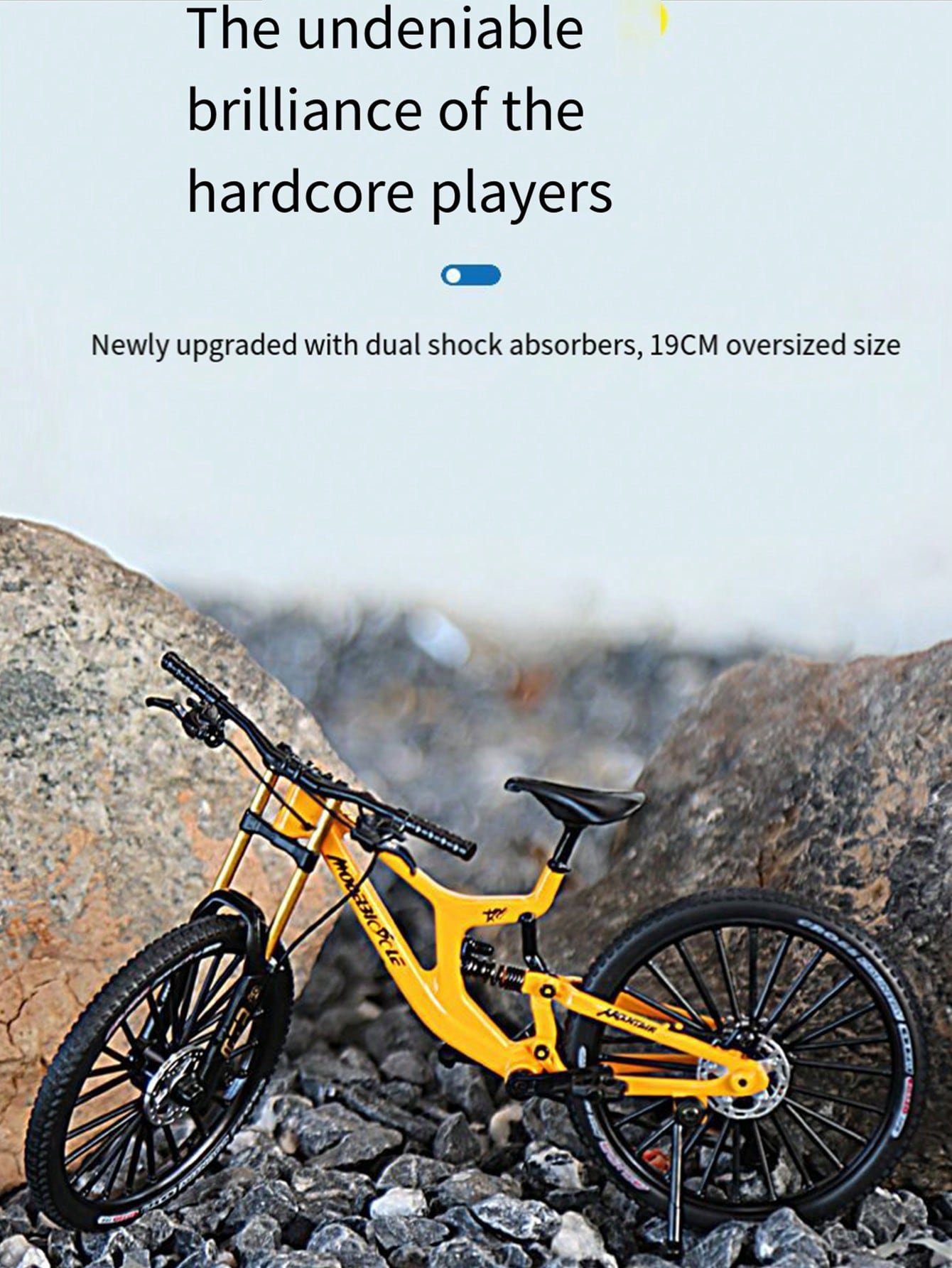 Upgraded dual shock absorber a - Mountain Biking Game recension och pris