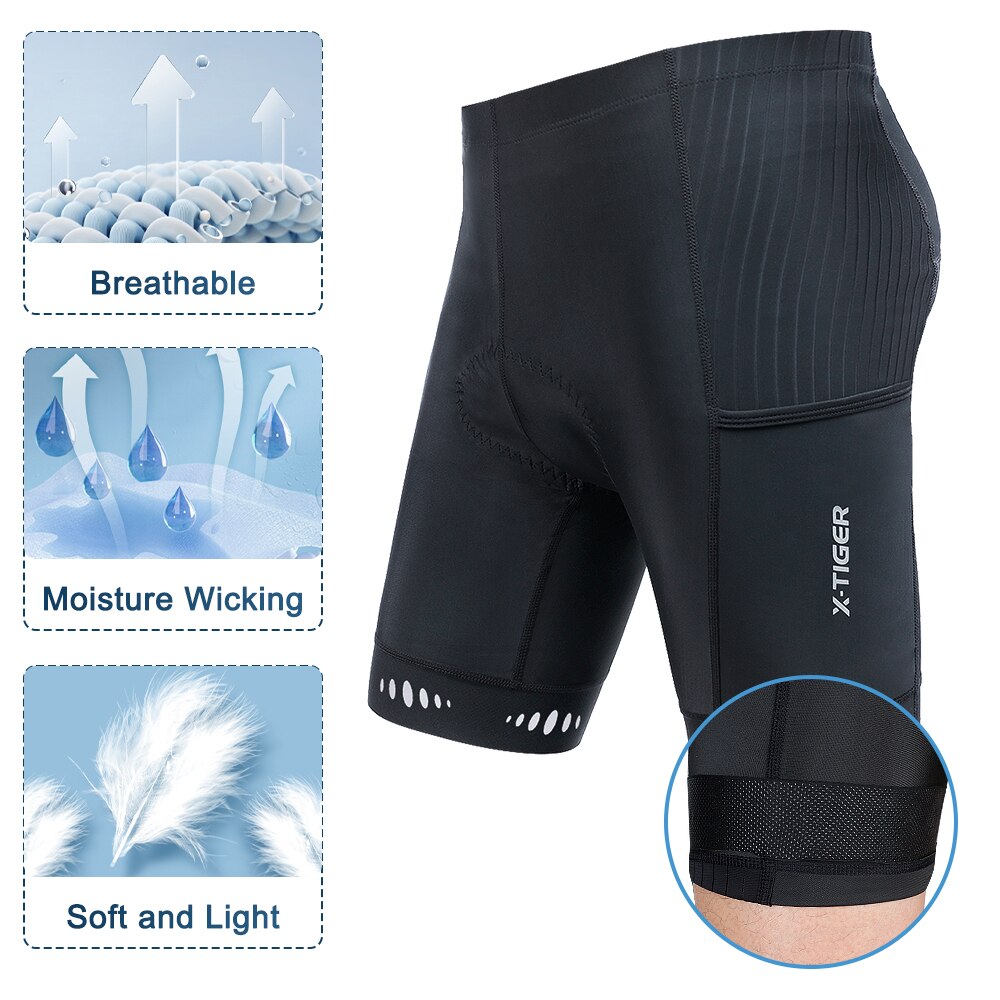 X-TIGER Men Cycling Shorts wit - Mountain Biking Body Armour recension och pris