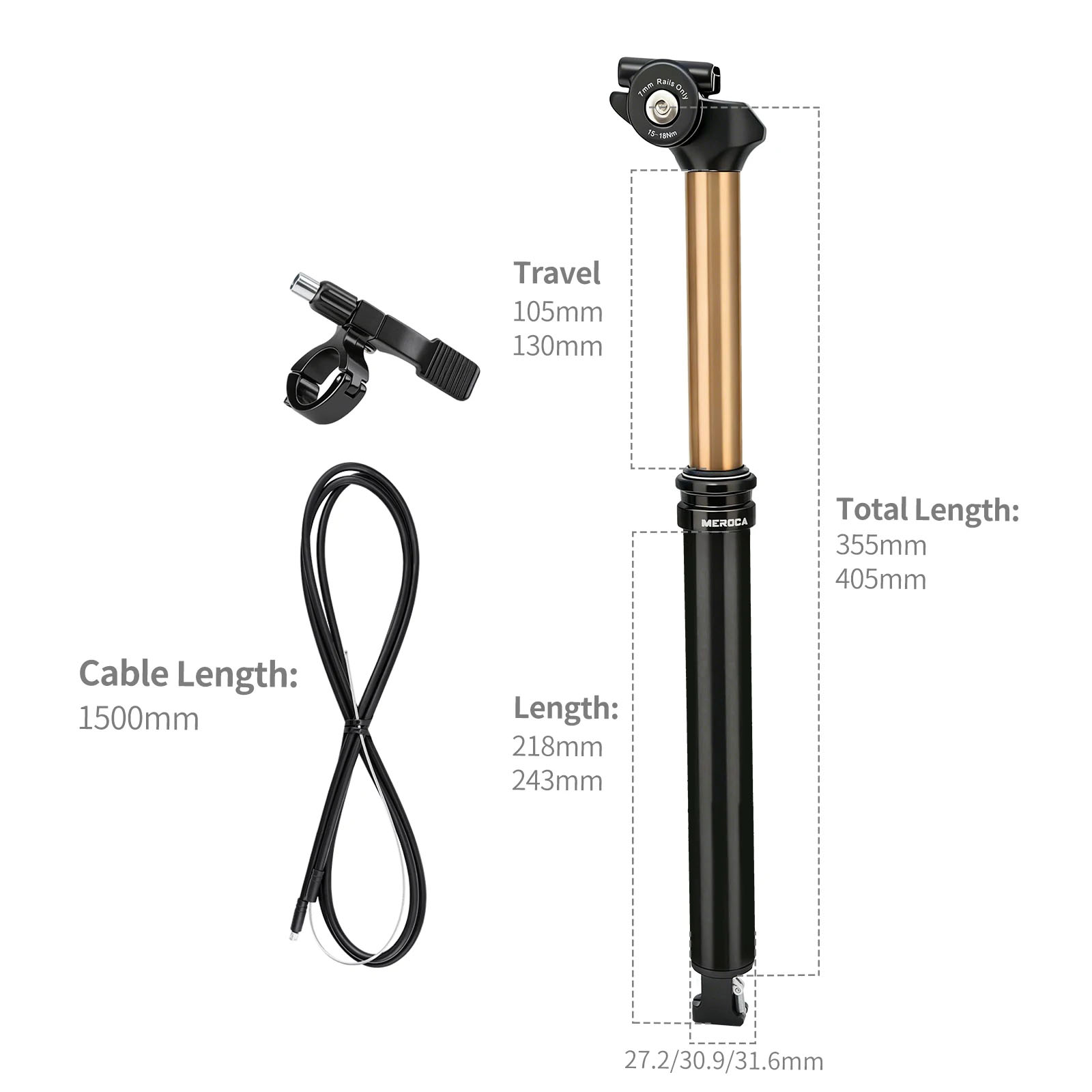 Wireless Dropper Seatpost Mtb  - Dropper Post Remote recension och pris