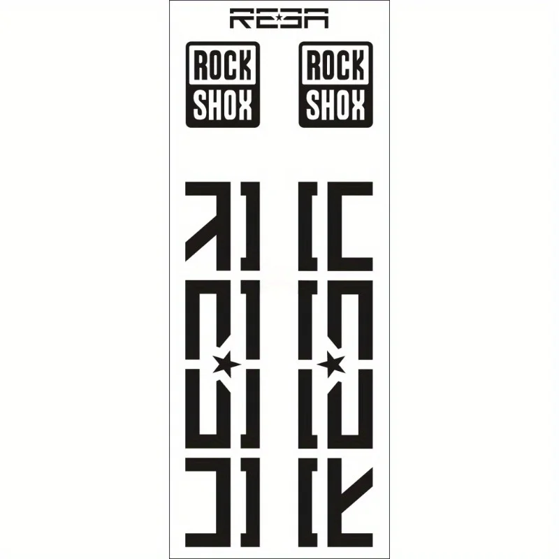 ROCKSHOX REBA Fork Decal Set W - Mountain Biking Body Armour recension och pris