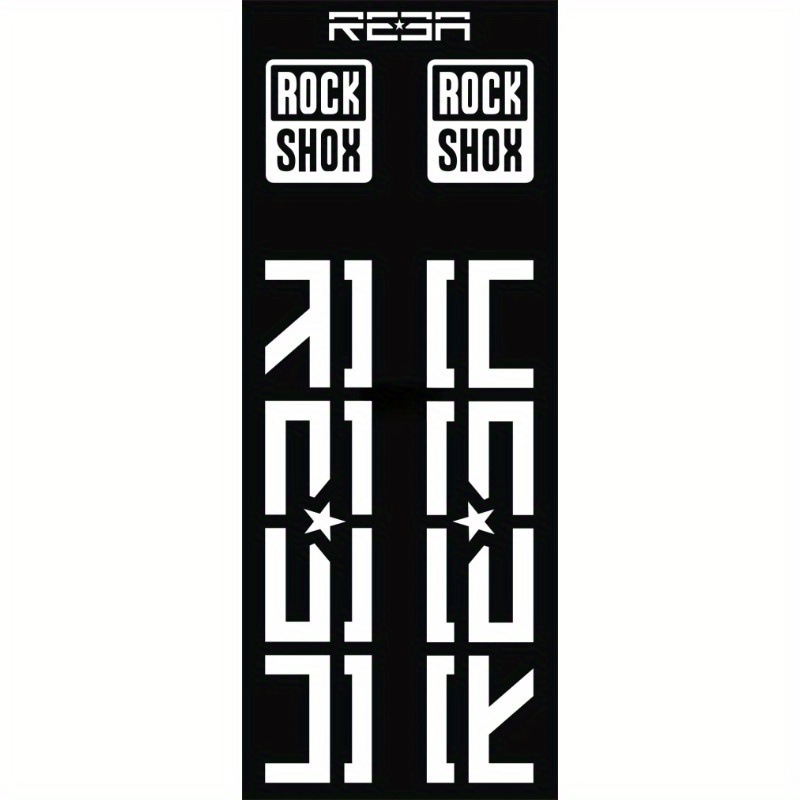 ROCKSHOX REBA Fork Decal Set W - Mountain Biking Body Armour recension och pris