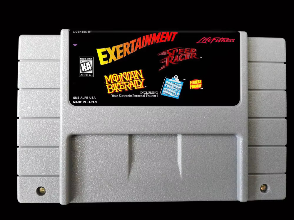 16Bit Games ** Exertainment Mo - Mountain Biking Game recension och pris