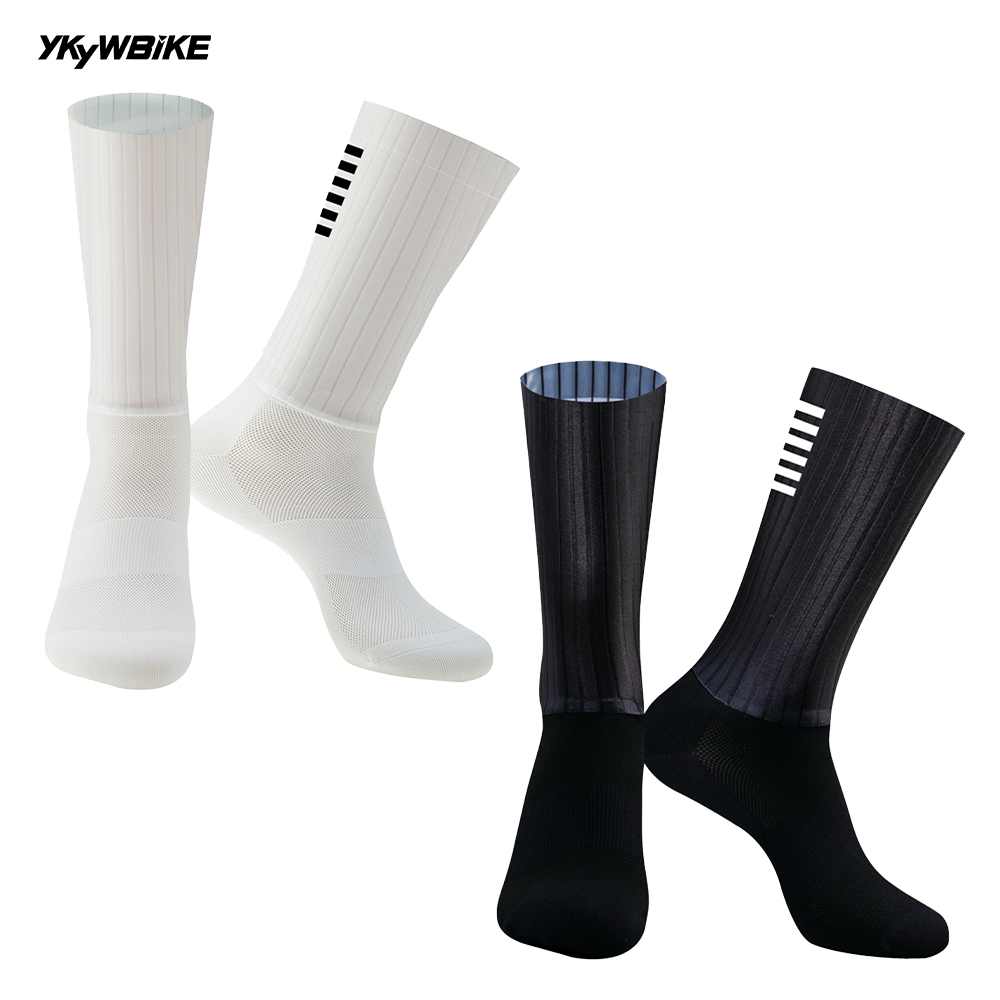 YKYW Black White Anti Slip Sil - Mountain Biking Socks recension och pris